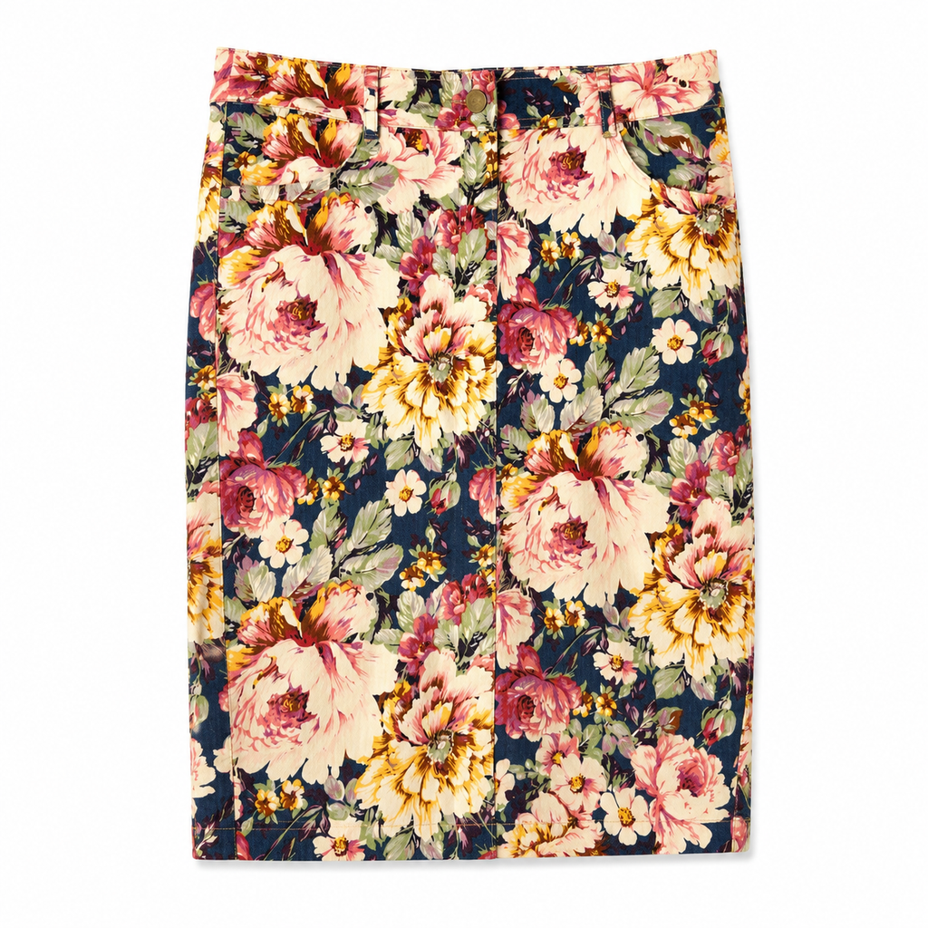 Unsigned - Tropical flower skirt