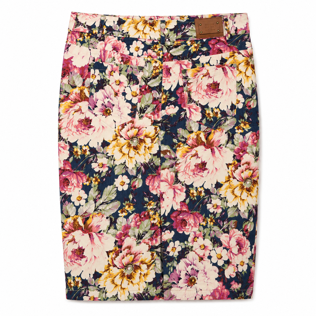Unsigned - Tropical flower skirt