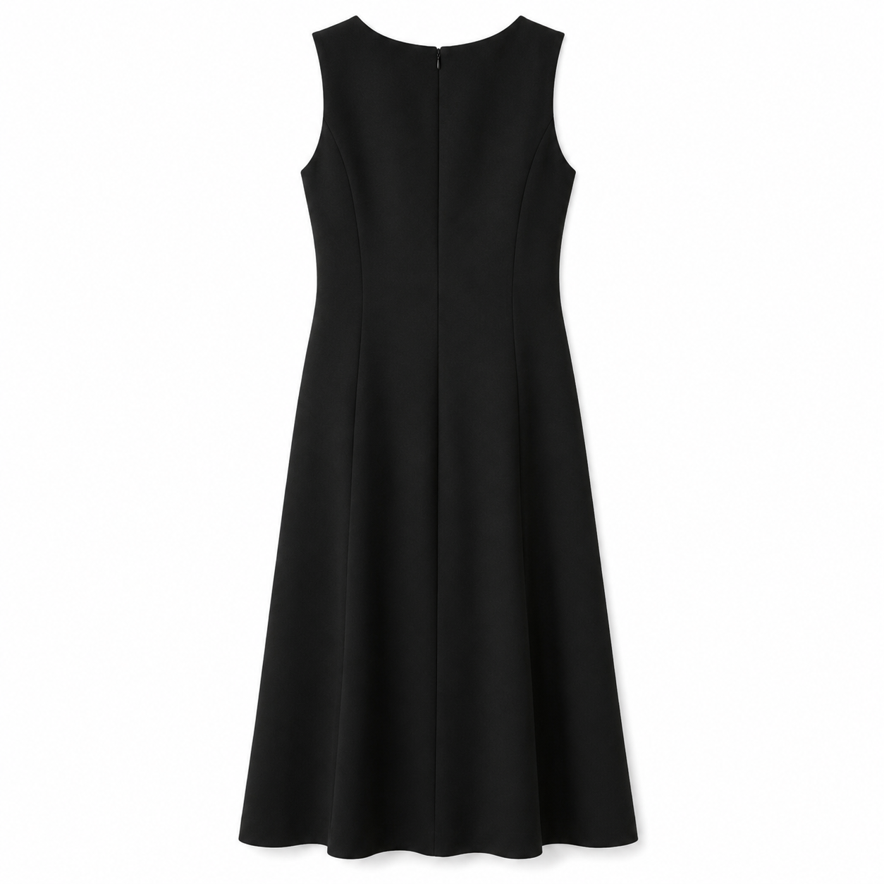 Armani Jeans (Italy) - Black pleated dress