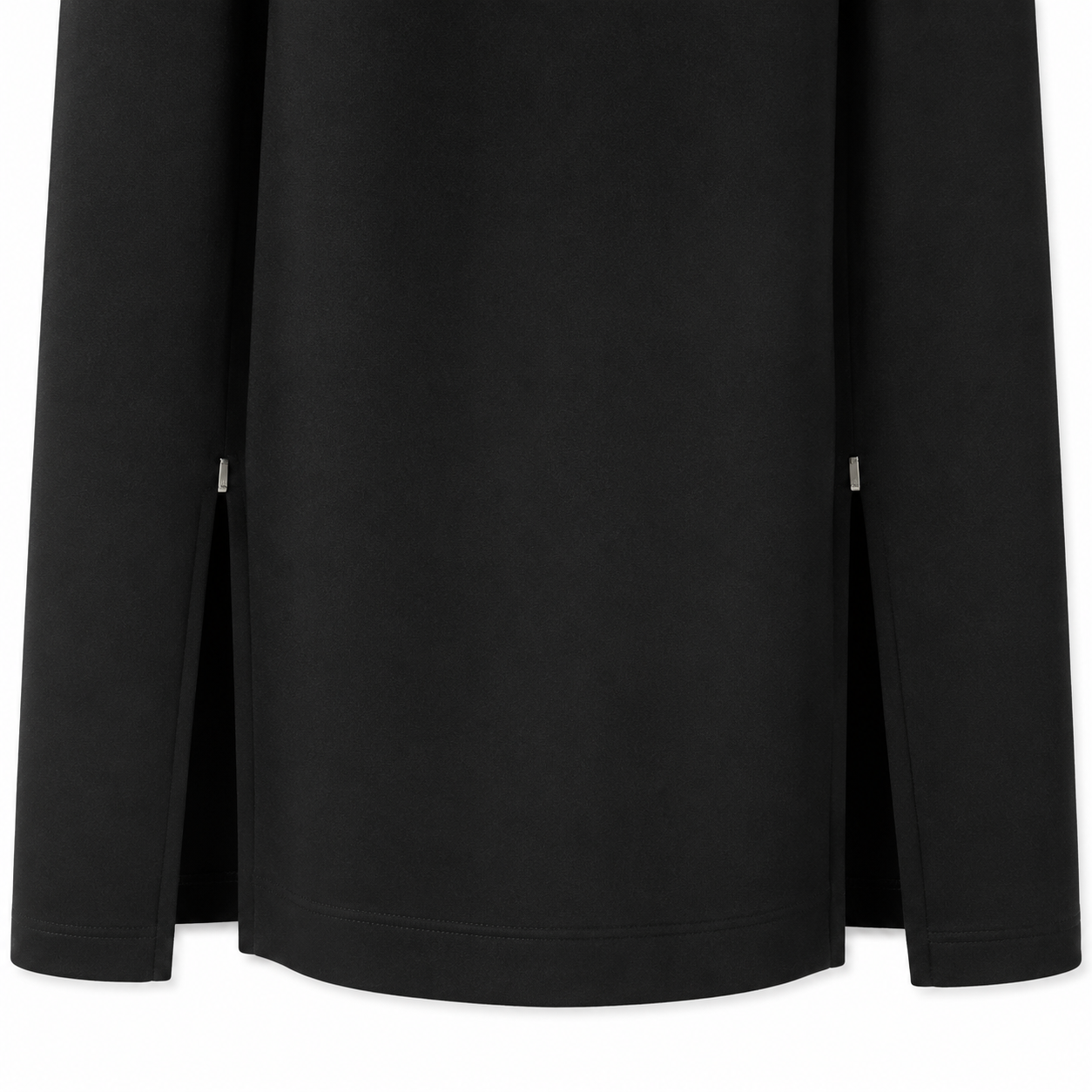 Armani Jeans (Italy) - Black pleated dress