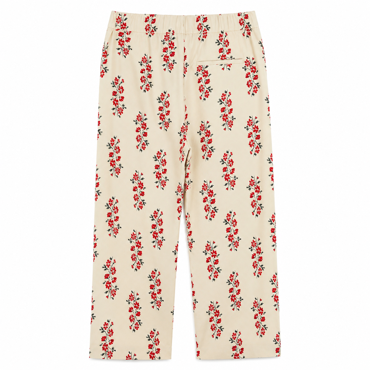 Attic and barn (Italy) - Roses patterned trousers