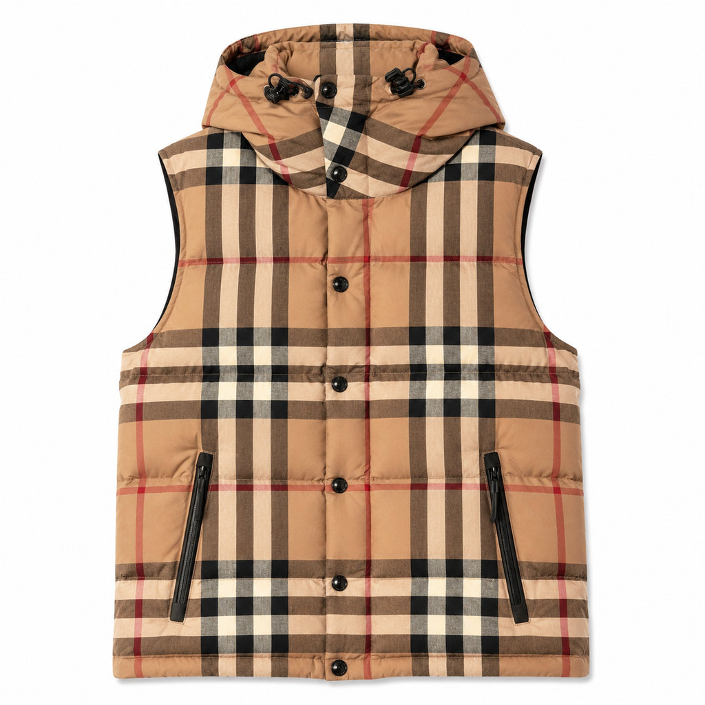 Burberry (England) - Puffer jacket/sleeveless