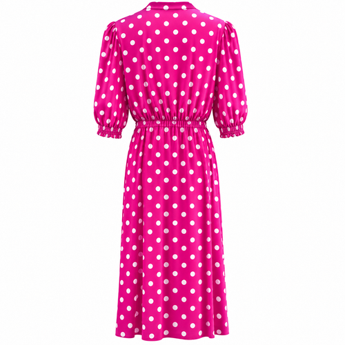Guy Laroche (France) - Pink pois dress