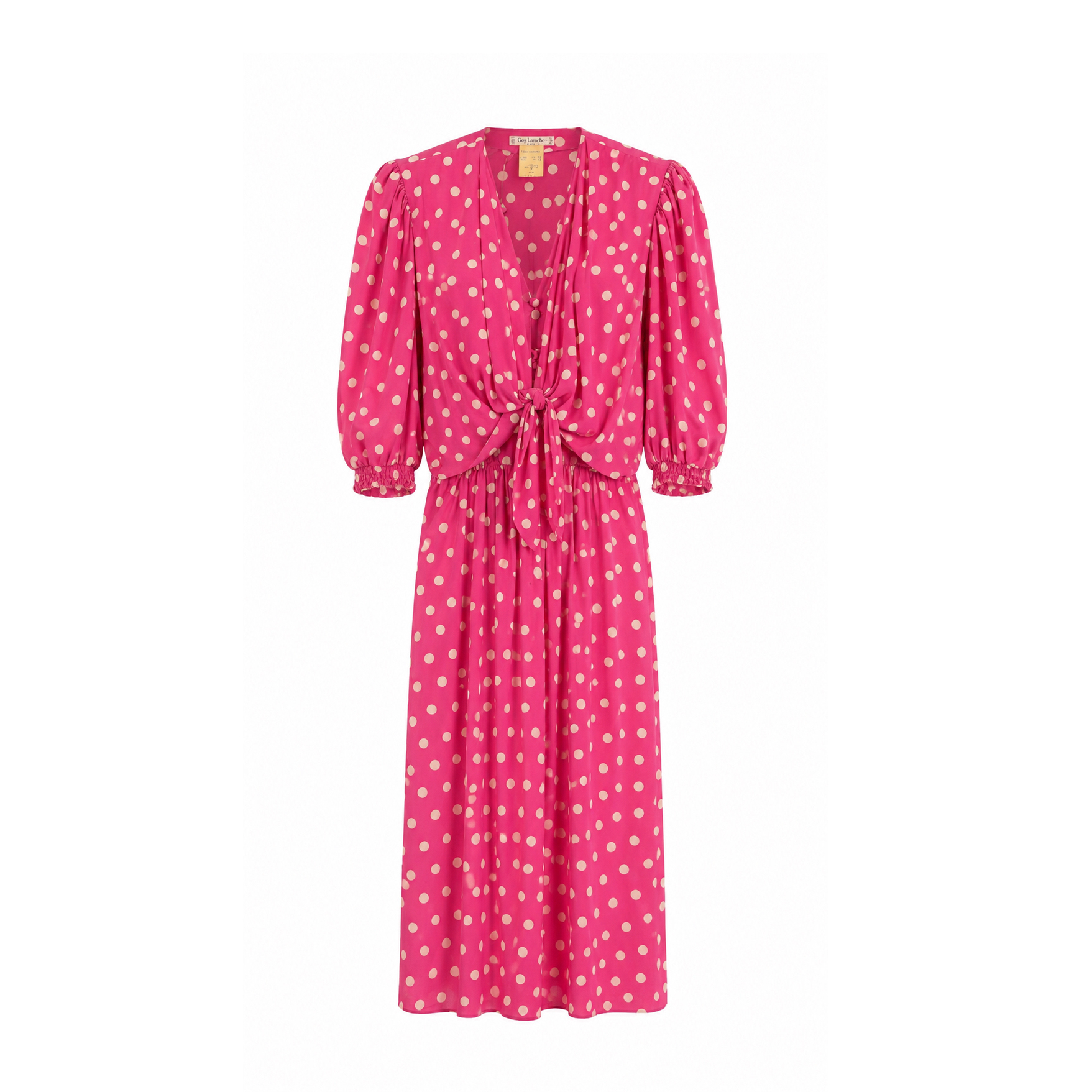 Guy Laroche (France) - Pink pois dress