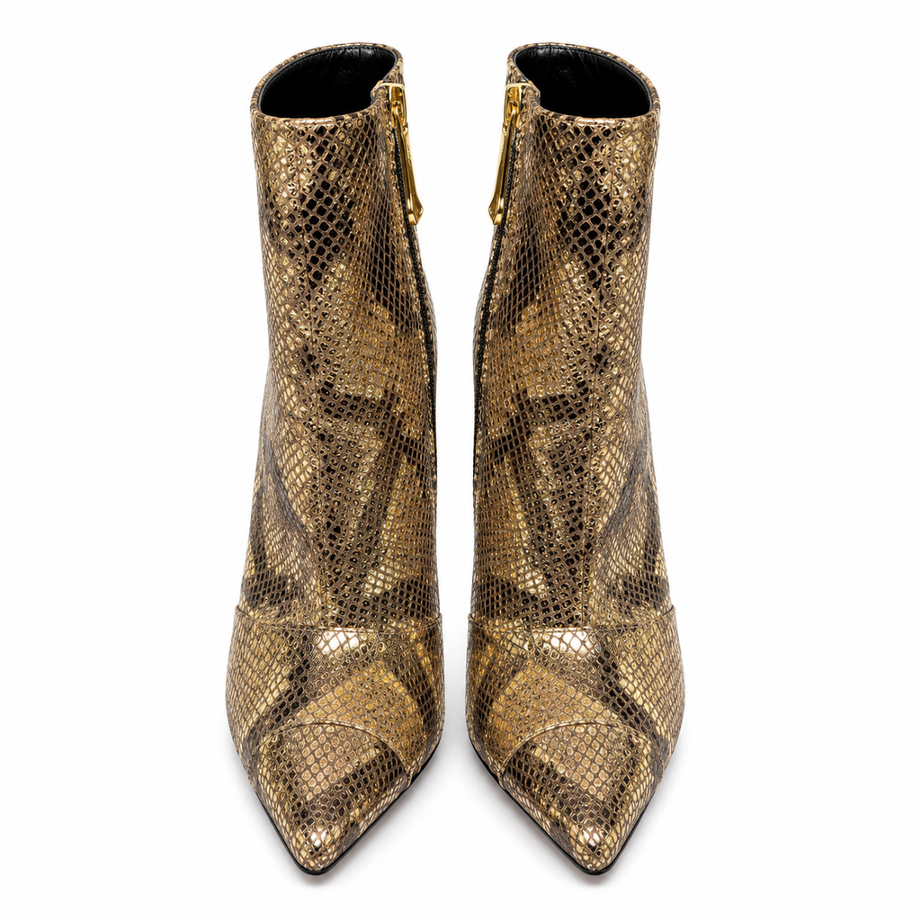 Just Cavalli - Python textured leather heels