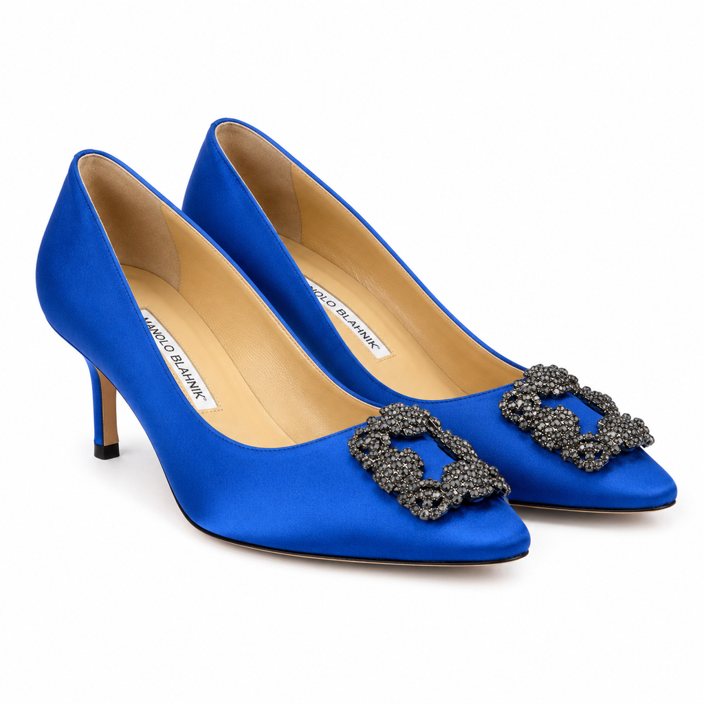 Manolo Blahnik - Deep blue heels