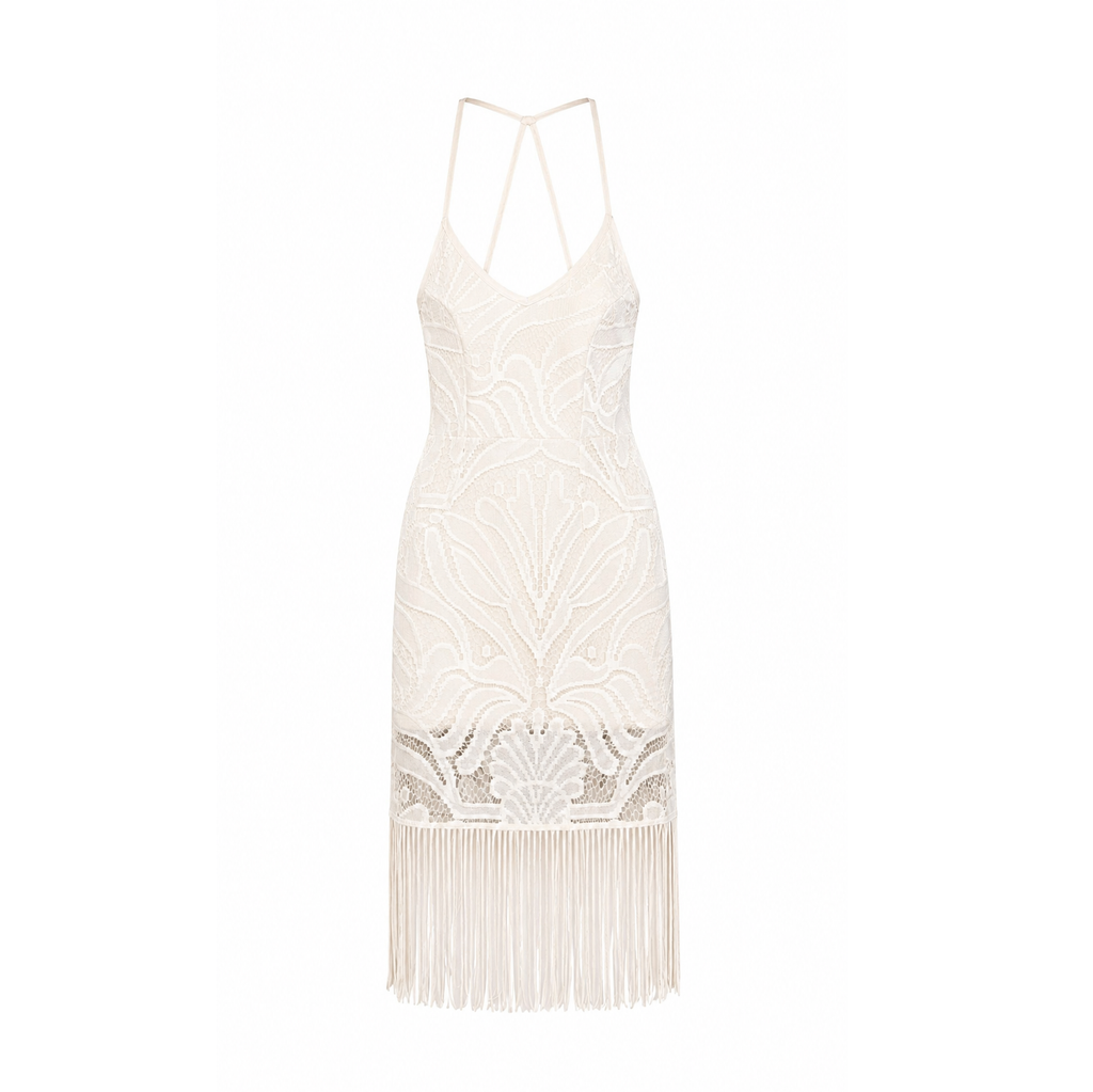 Unsigned- White dress
