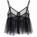 Unsigned - Black lace top