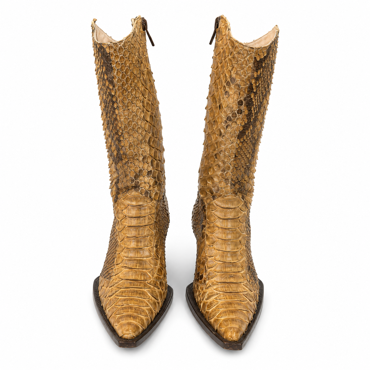 Handmade - Python leather boots