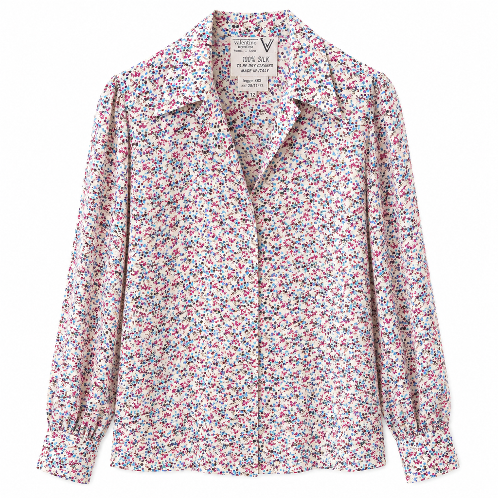 Valentino (Italy) - Flower patterned blouse