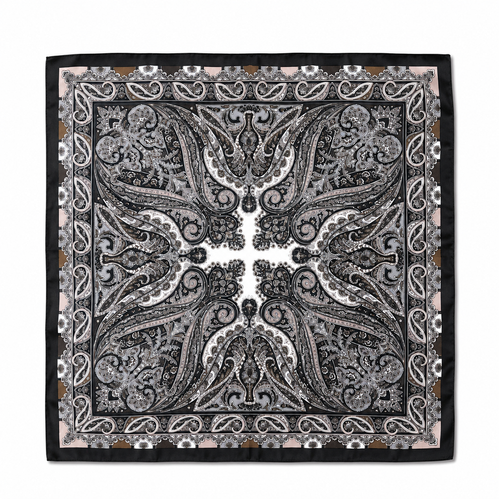 Unsigned - Parsley-like patterned handkerchief