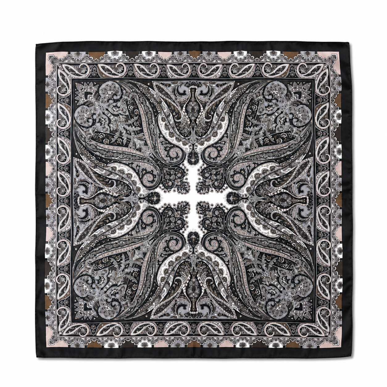 Unsigned - Parsley-like patterned handkerchief