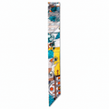 Unsigned - Blue and pink city necktie