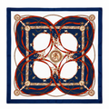 Unsigned - Red and blue scarf