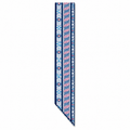 Unsigned - Pink and blue necktie