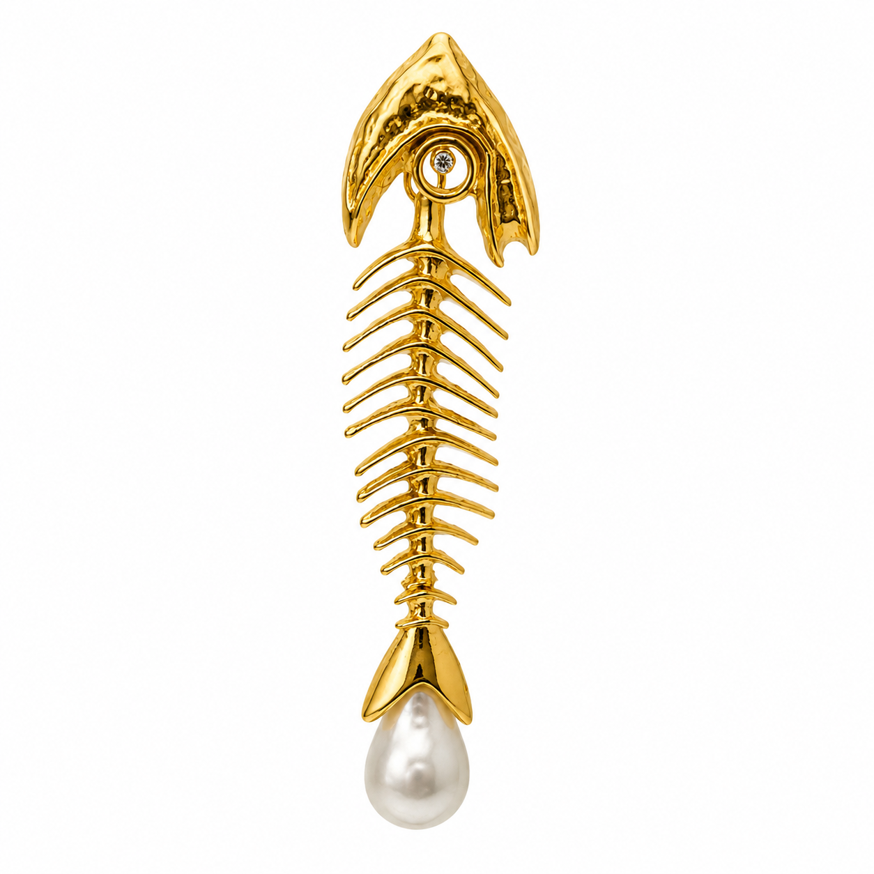Unsigned - Fishbone earrings