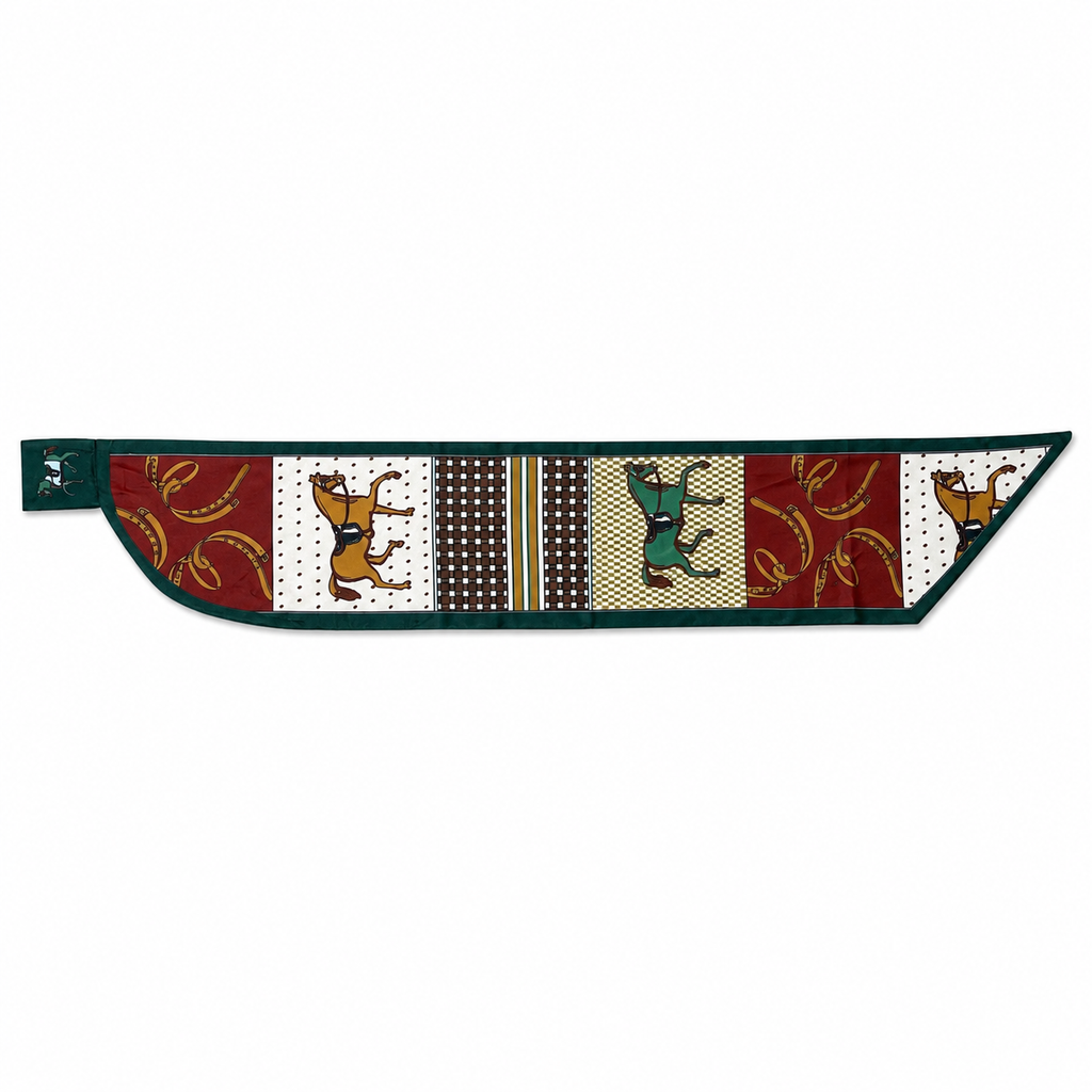 Unsigned - Horses tris necktie