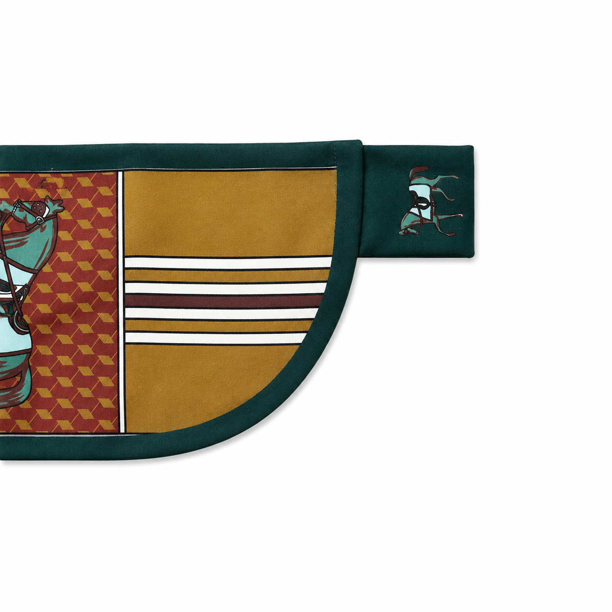 Unsigned - Horses tris necktie