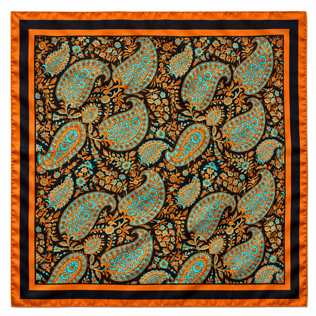 Unsigned - Paisley patterned scarf