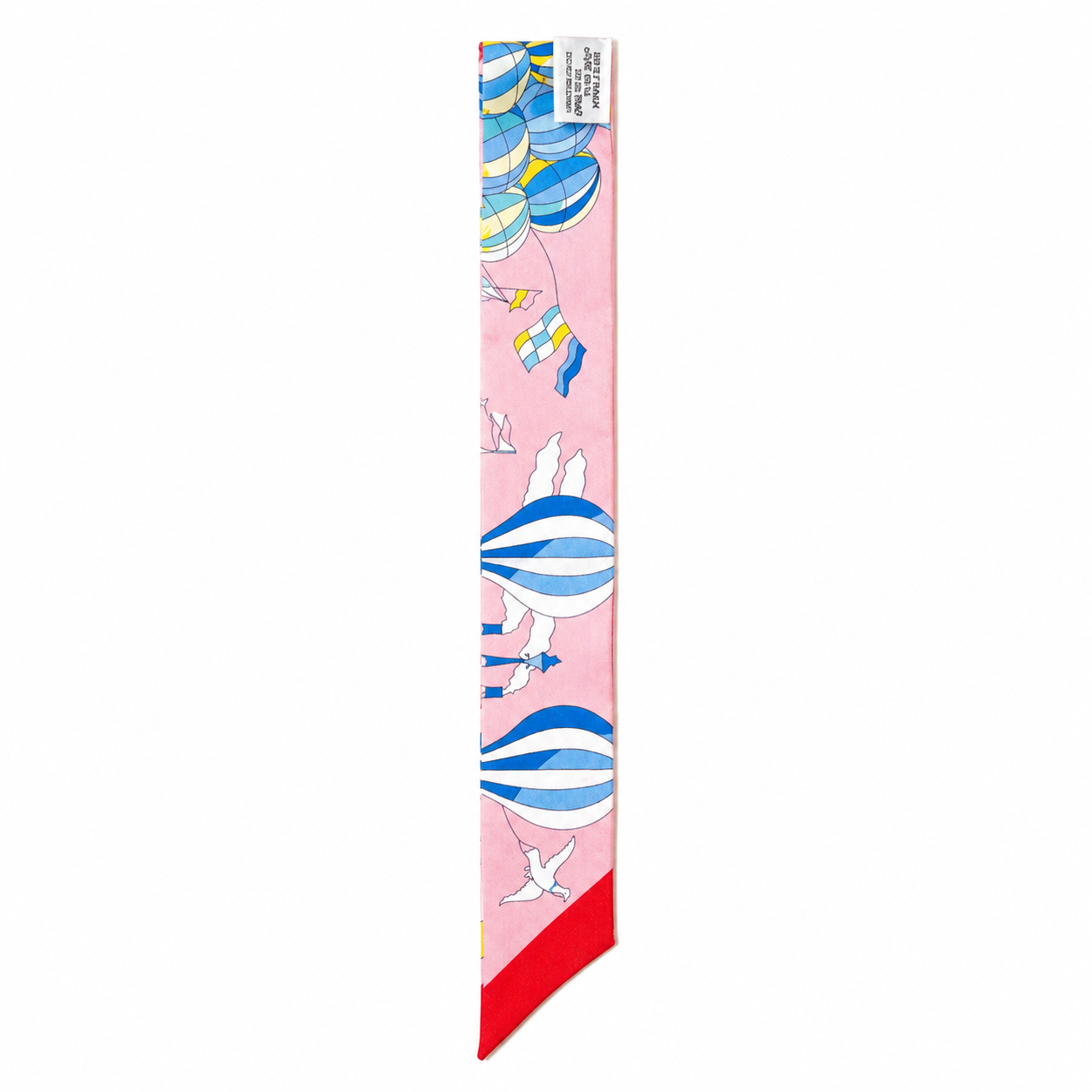 Unsigned - Pink and blue air ballon necktie