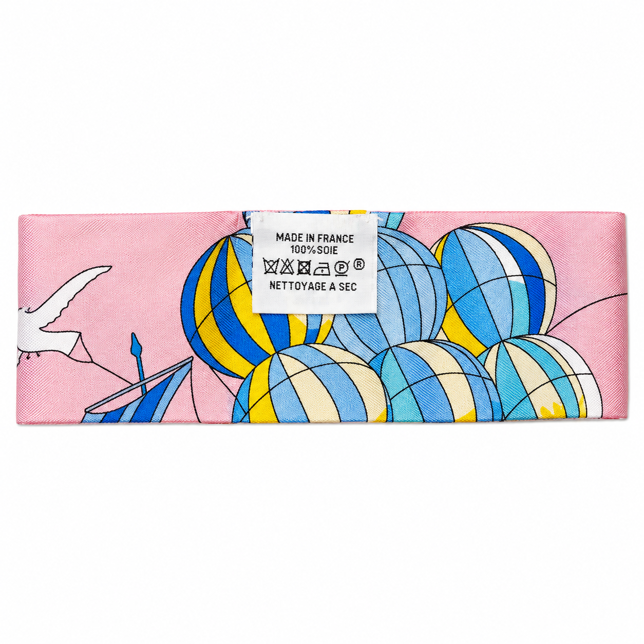 Unsigned - Pink and blue air ballon necktie