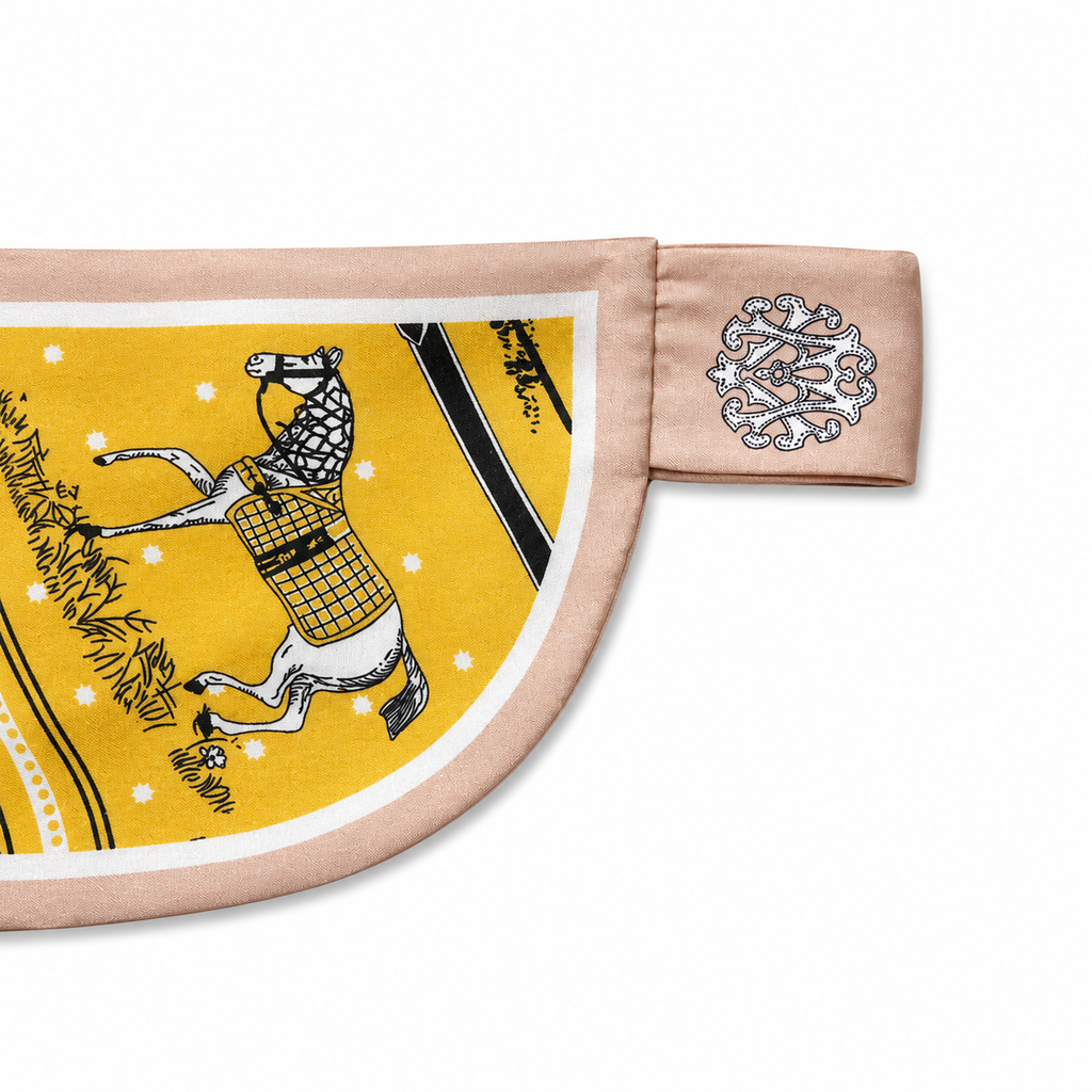 Unsigned - Pink horse necktie