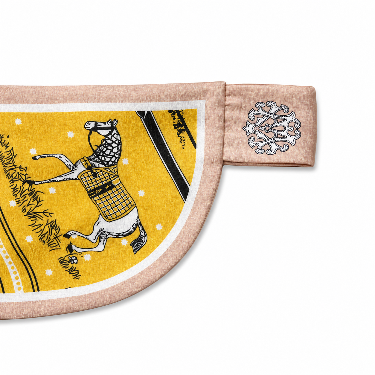Unsigned - Pink horse necktie