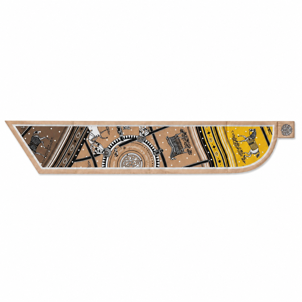 Unsigned - Pink horse necktie