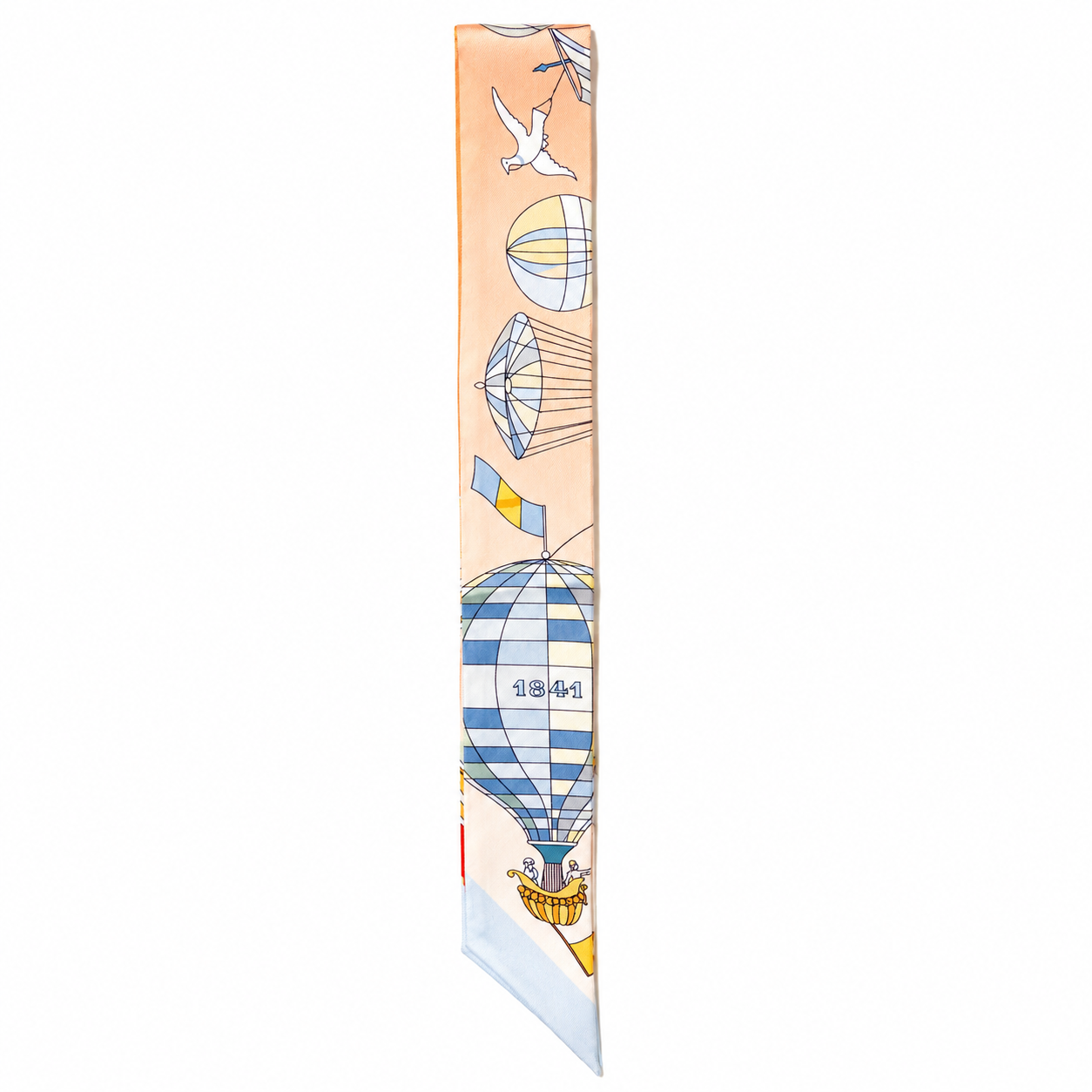 Unsigned - Shaded orange air ballon necktie