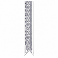 Unsigned - Blue and white necktie